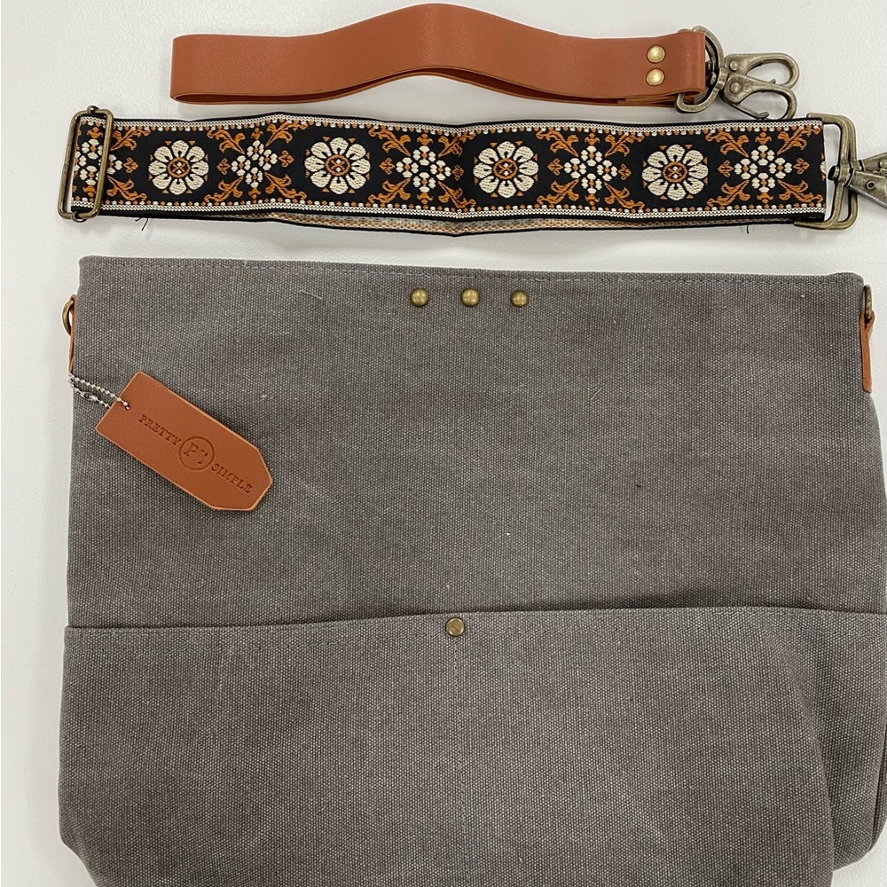 New Canvas Boho Tote Bag